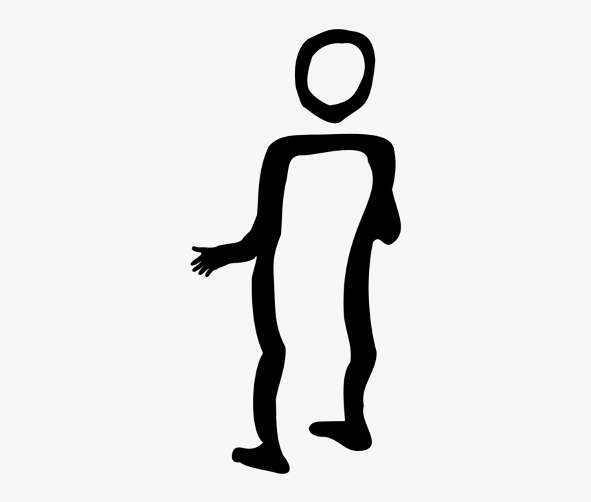Standing,human Behavior,silhouette - Portable Network Graphics, HD Png Download