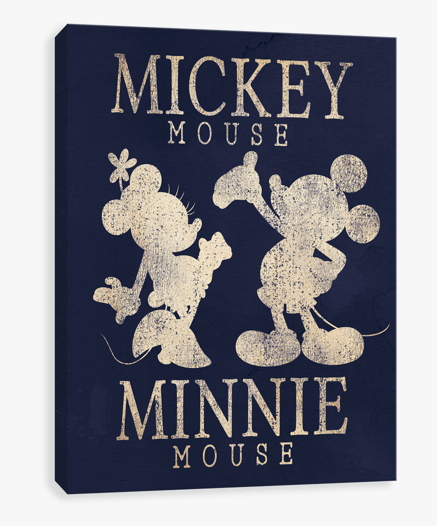 Silhouette Mickey - Mickey Mouse, HD Png Download