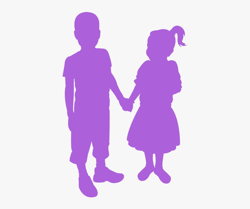 Old Couple Silhouette, HD Png Download