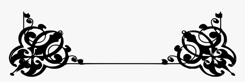 Черный Узор Рамка Пнг, HD Png Download