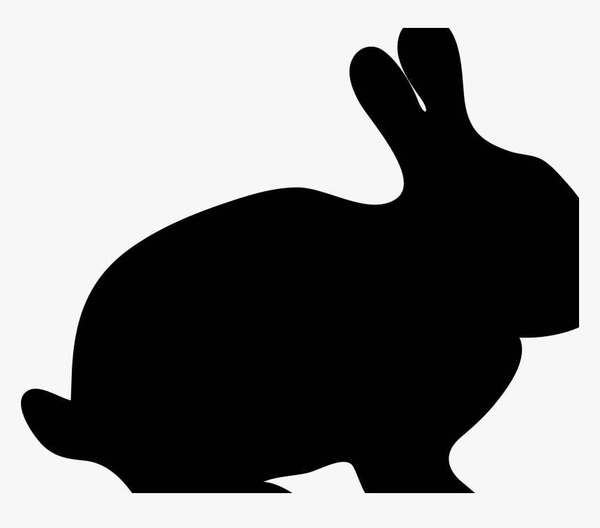 Bunny Rabbit Silhouette By Savanaprice, HD Png Download