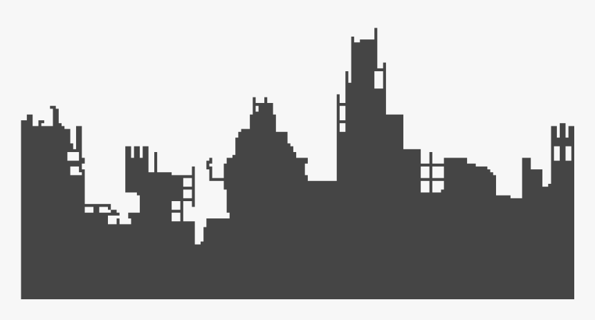 City Pixel Art Png, Transparent Png