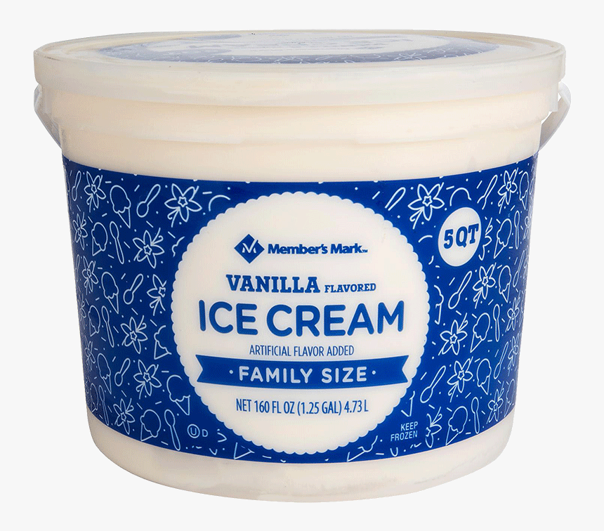 Members Mark Vanilla Ice Cream, HD Png Download
