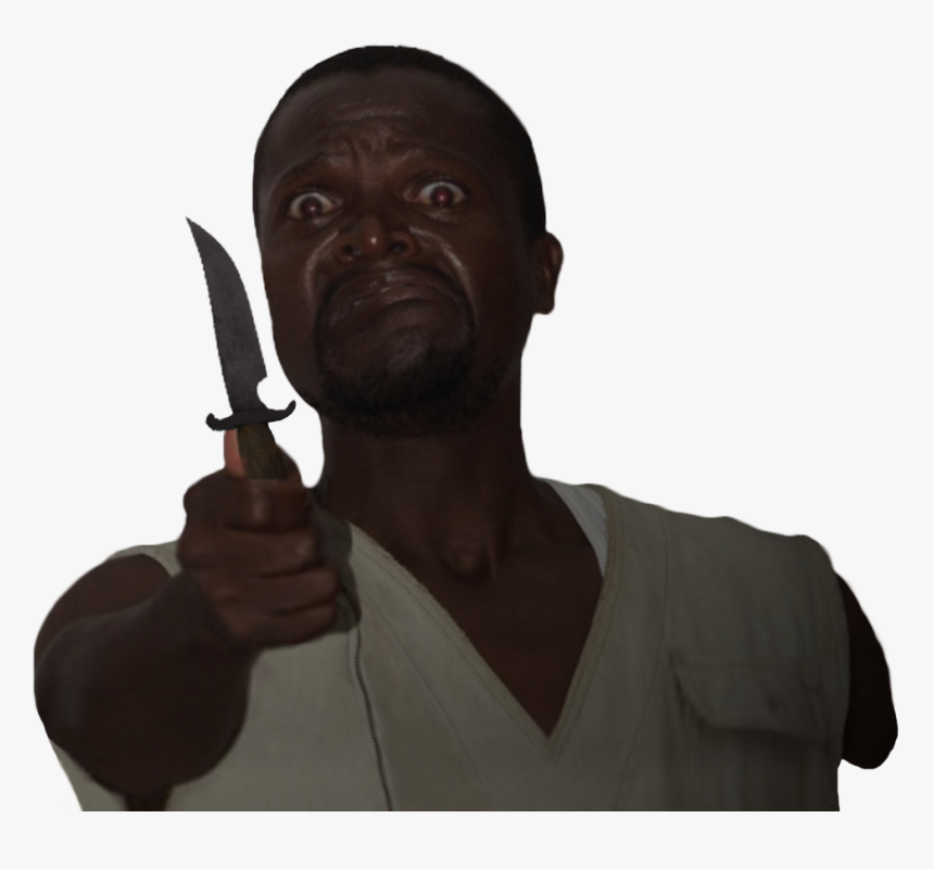 Crazy Knife Guy Png Crazy Knife Man With Knife Transparent, Png