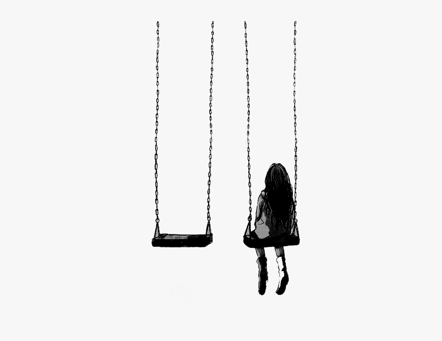 #swing #girl - Girl On The Swing Png, Transparent Png