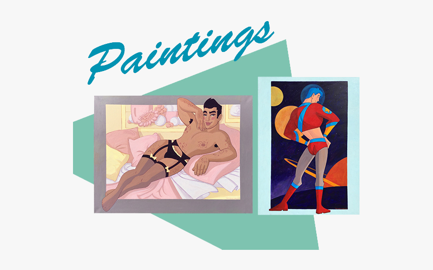 18 Pinupboypainttitle - Cartoon, HD Png Download