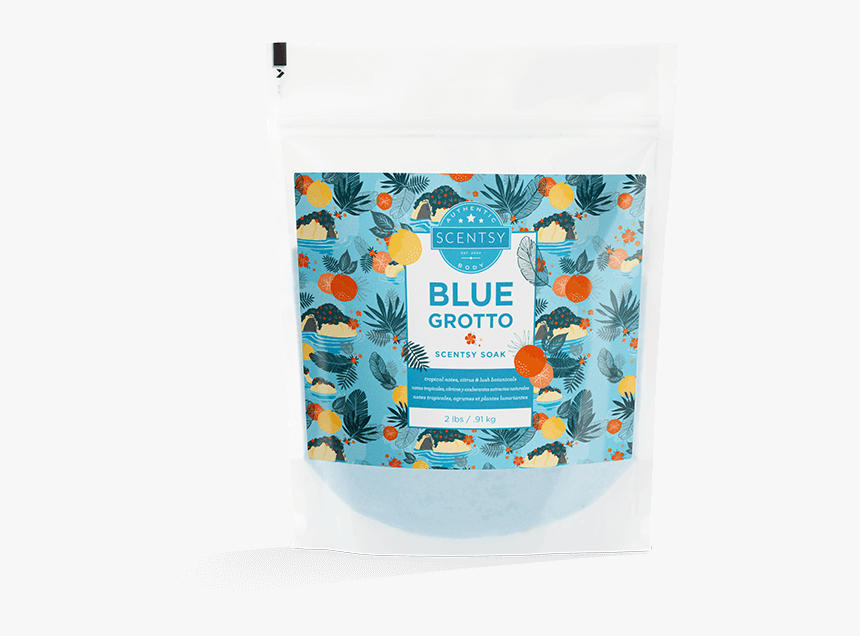 Scentsy Bath Soak - Blue Grotto Scentsy Soak, HD Png Download