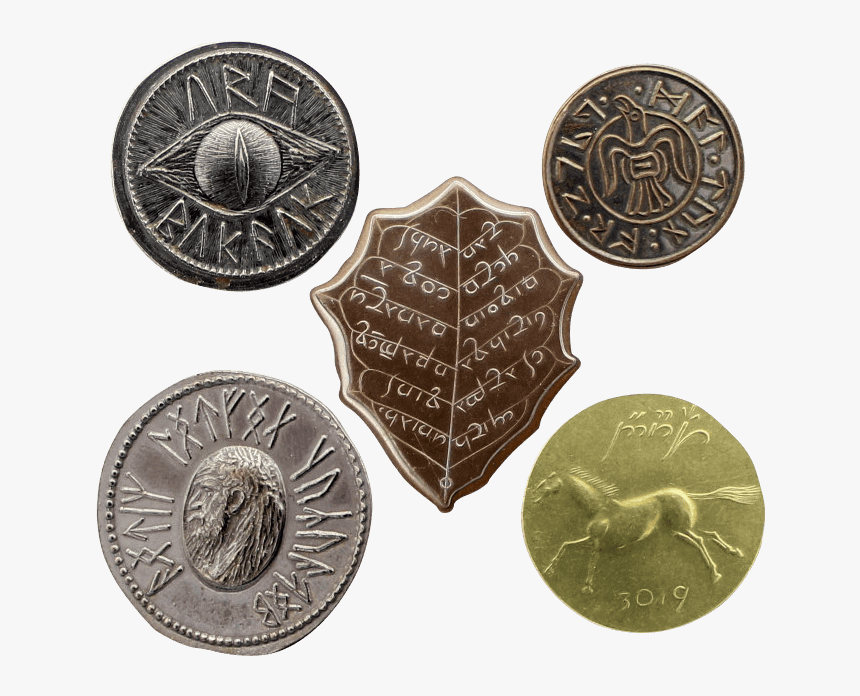 Lord Of The Rings Coin Set - Lord Of The Rings Coins, HD Png Download