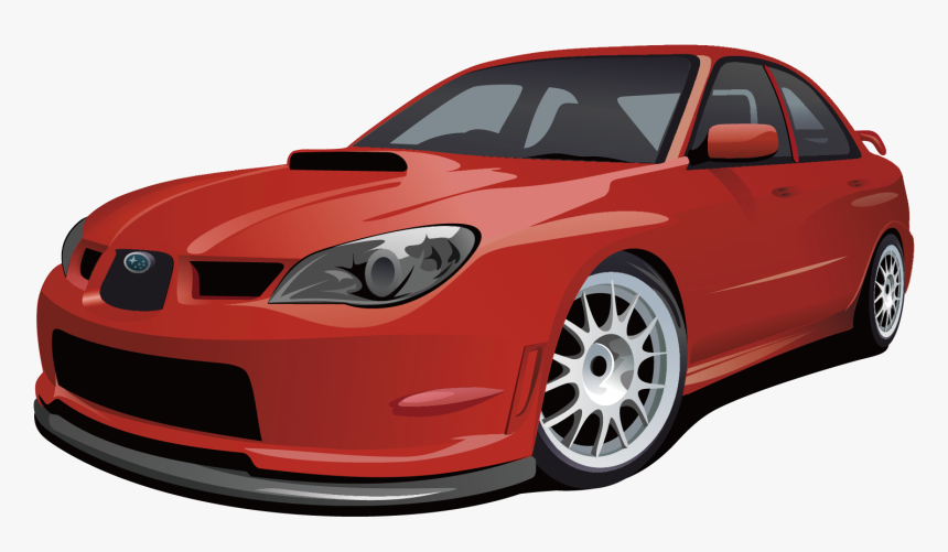 Cartoon Subaru, HD Png Download