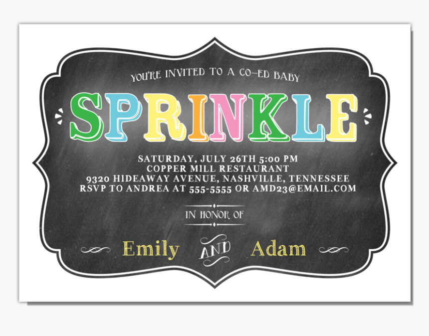 Chalkboard-sprinkle, HD Png Download