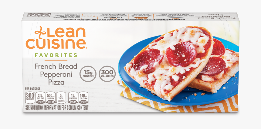 French Bread Pepperoni Pizza Image - Lean Cuisine French Bread Pizza, HD Png Download