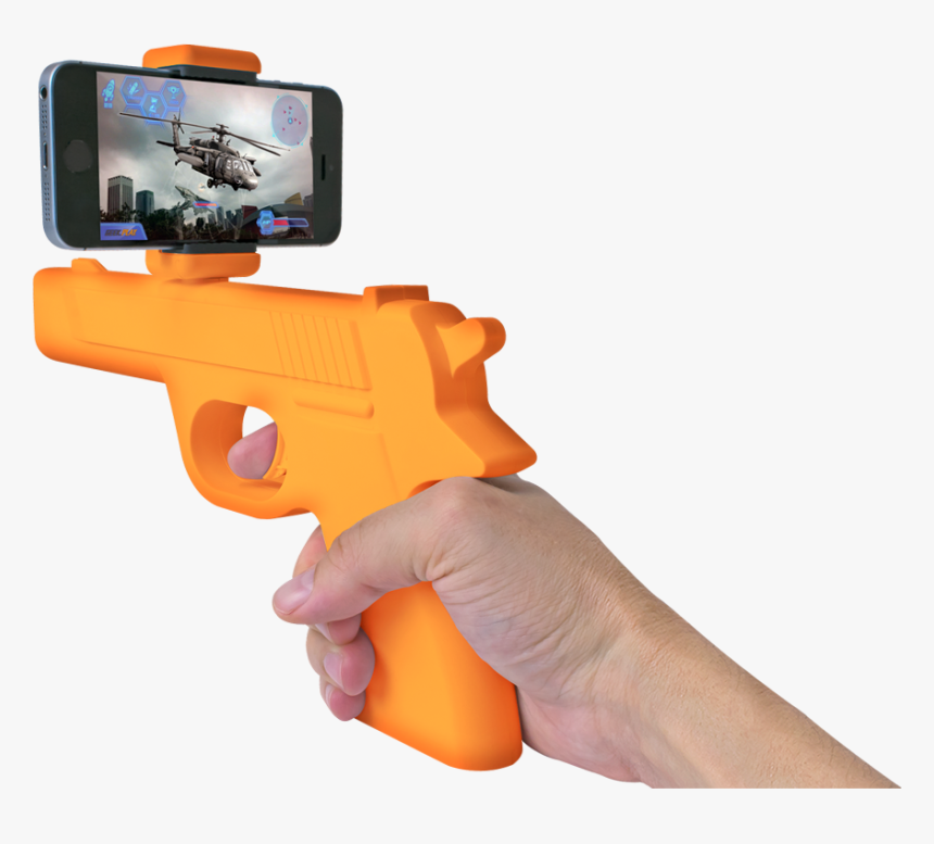 Holding Gun Png - Trigger, Transparent Png