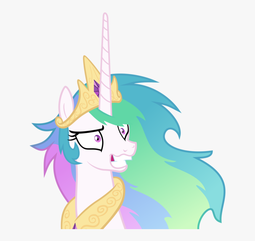 Mad Clipart Mad Friend - My Little Pony Crazy Celestia, HD Png Download
