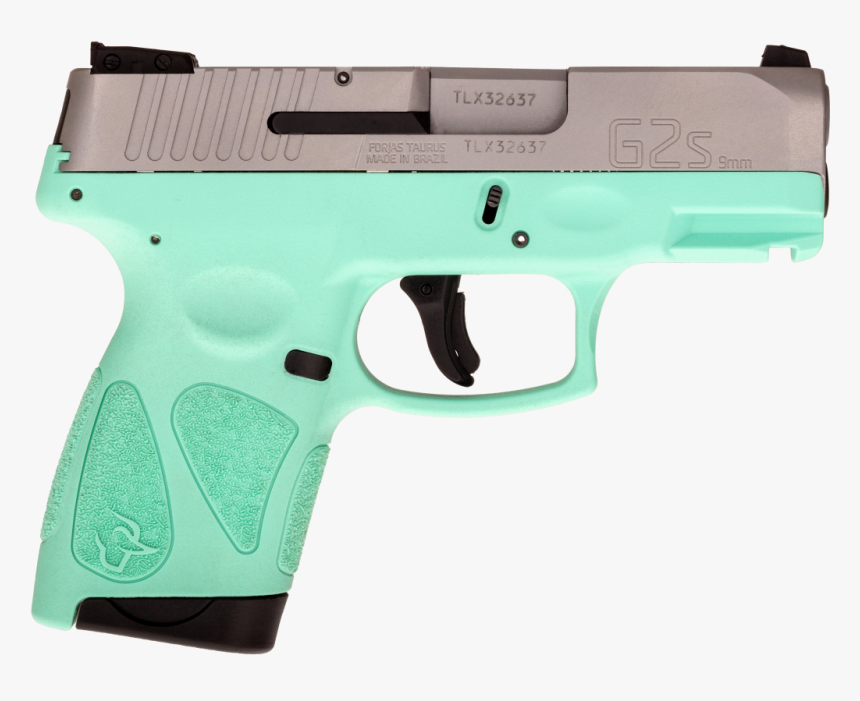 9mm-luger - Taurus 9mm Teal, HD Png Download