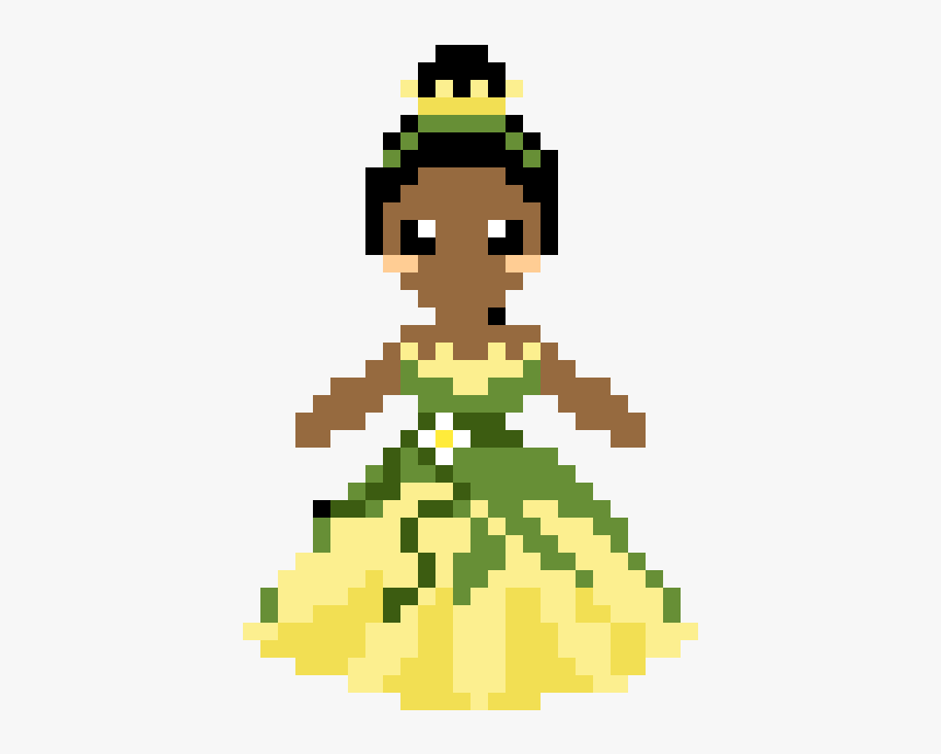 Tiana Perler Bead Pattern, HD Png Download