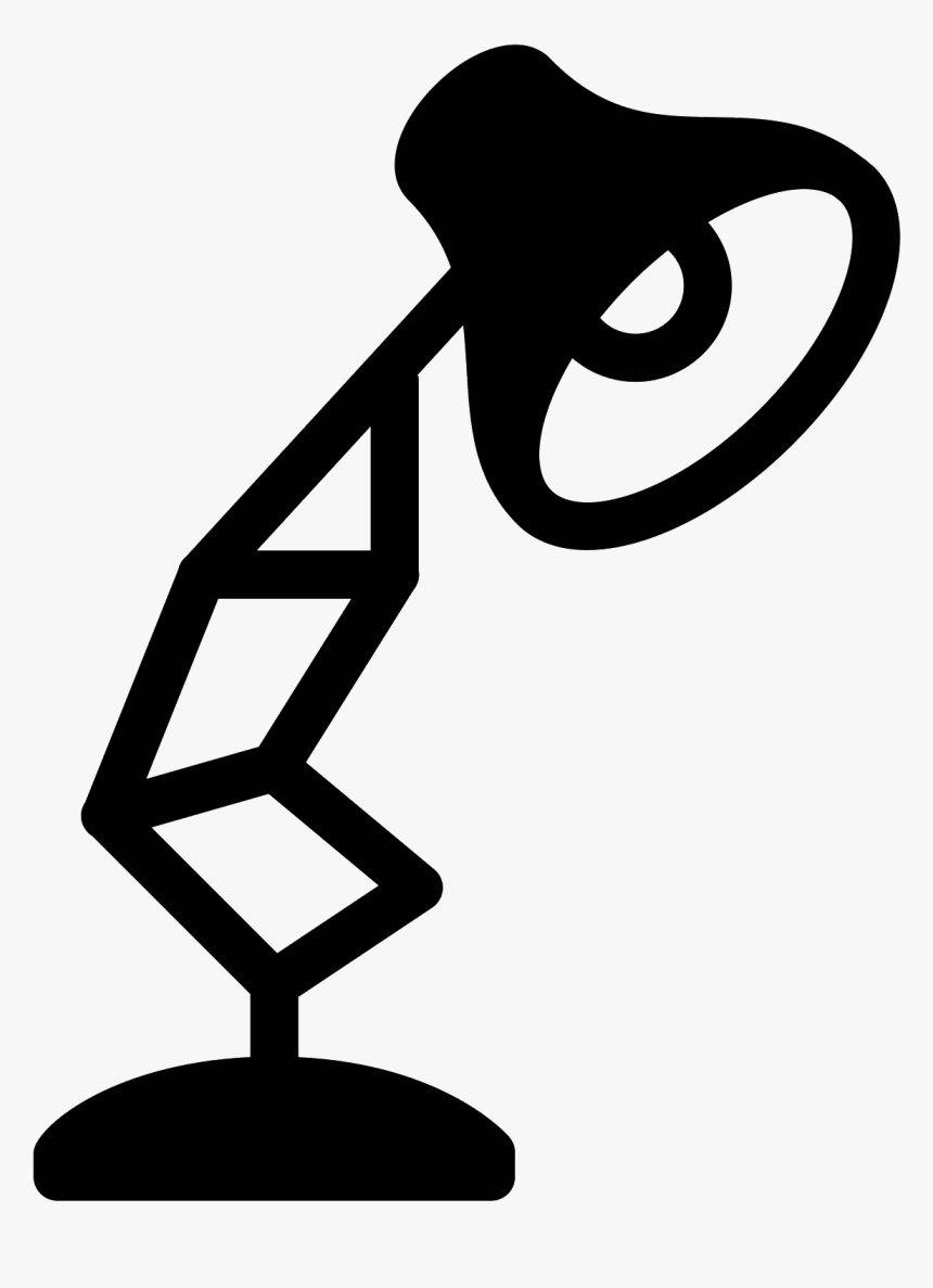 Transparent Lamp Clipart Black And White - Transparent Pixar Lamp Png, Png Download