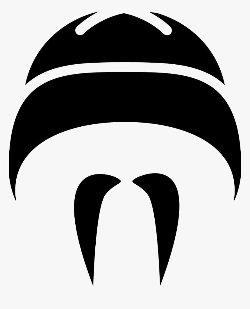 Chinese Hat And Moustache - Bigote Chino Png, Transparent Png