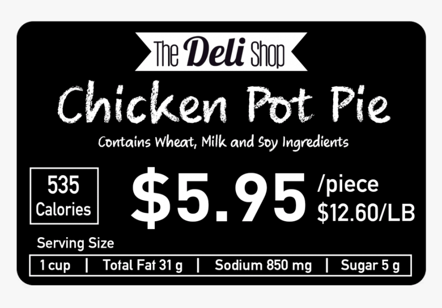 Chicken Pot Pie Card - Parallel, HD Png Download