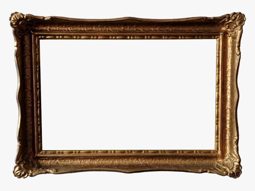 Gold Picture Frame 2 - Picture Frame, HD Png Download