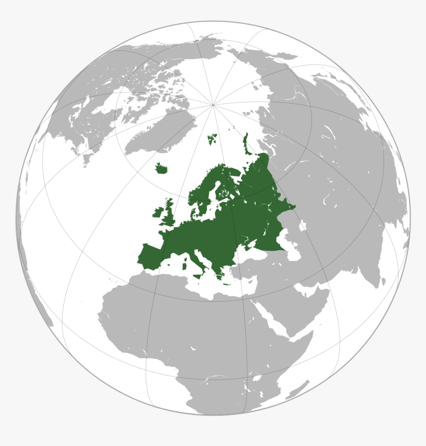 Transparent Earth Png Transparent - Locator Map Of Europe, Png Download