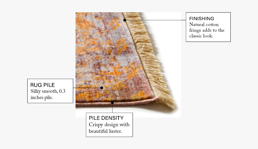 Global Treasures Zahra Gold Vintage Rug - Art, HD Png Download