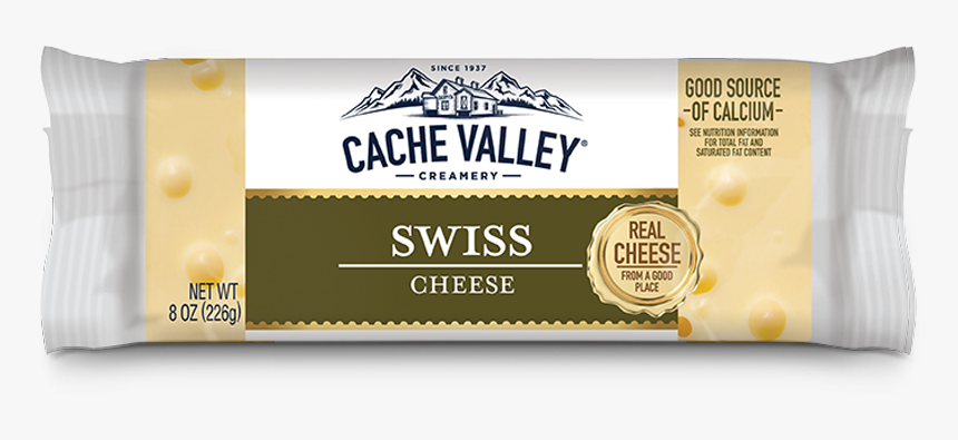 Cache Valley Swiss Cheese 8 Oz, HD Png Download , Transparent Png Image ...
