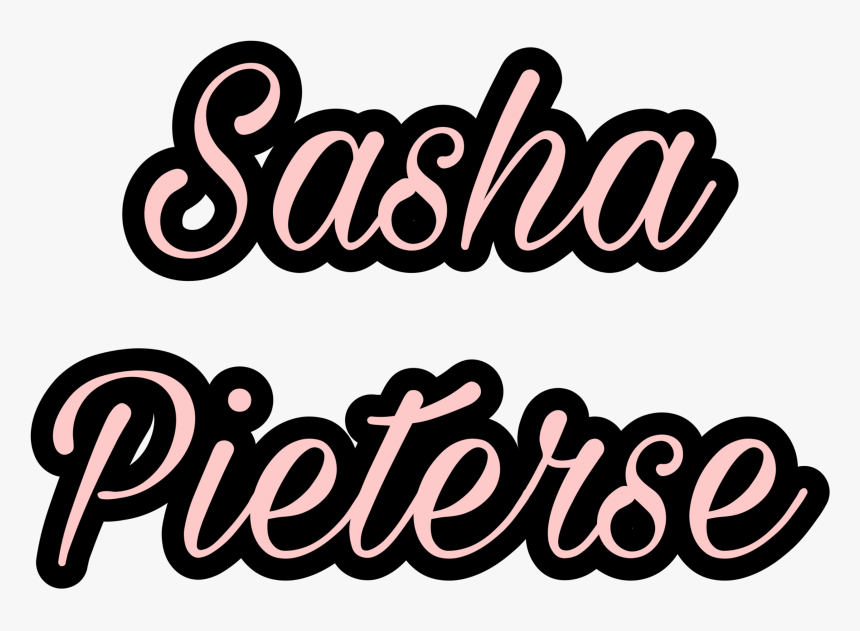#interesting #art #sashapieterse #alison #freetoedit - Calligraphy, HD Png Download