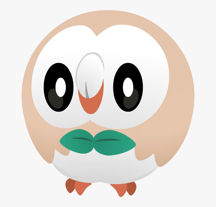Pokemon Playhouse Rowlet , Png Download - Pokemon Playhouse Png, Transparent Png