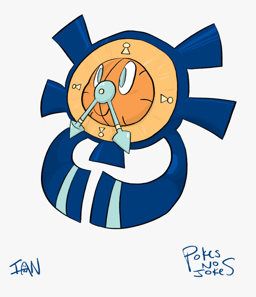 Clockial Psychic This Pokemon Knows All Knowledge Of - Cartoon, HD Png Download