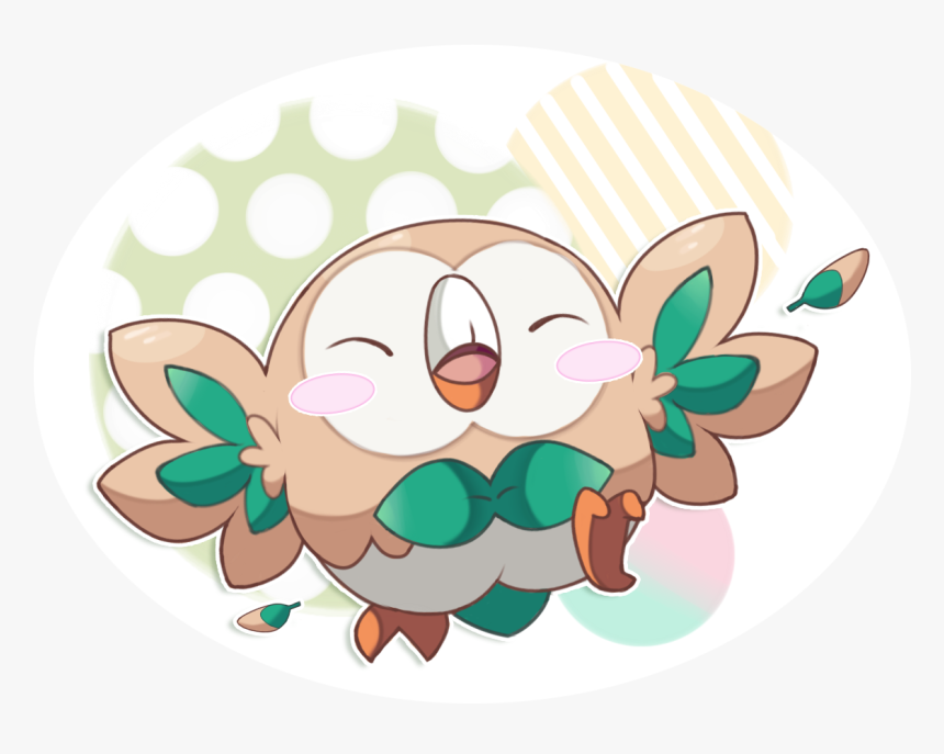 Rowlet - Rowlet Chibi, HD Png Download