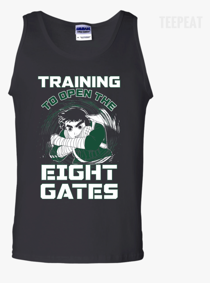 Rock Lee Training Eight Gates Tee Apparel Teepeat - Active Tank, HD Png Download