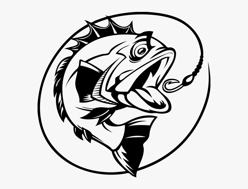 Bass Fishing Fish Hook Angling - Fishing Vector Art, HD Png Download