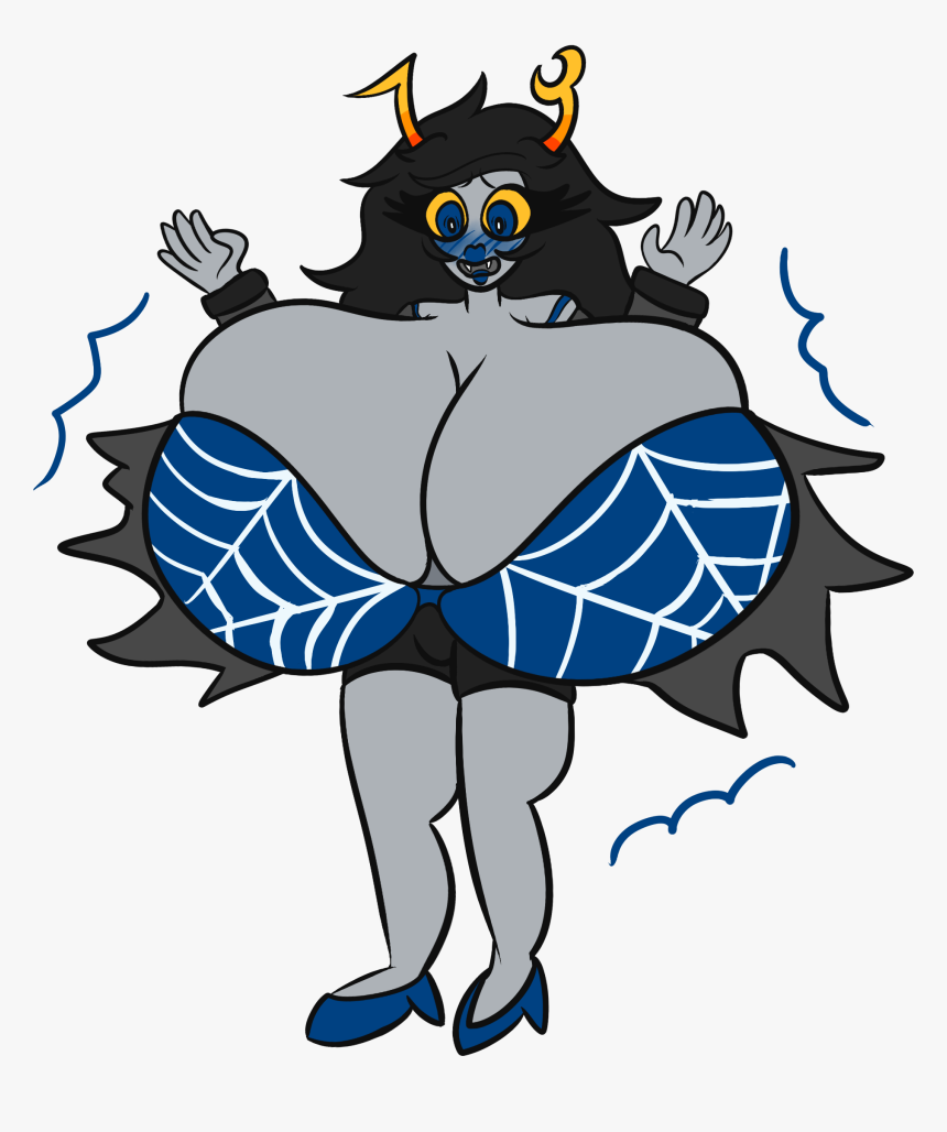Vriska Shirt-rip [comm] - Illustration, HD Png Download