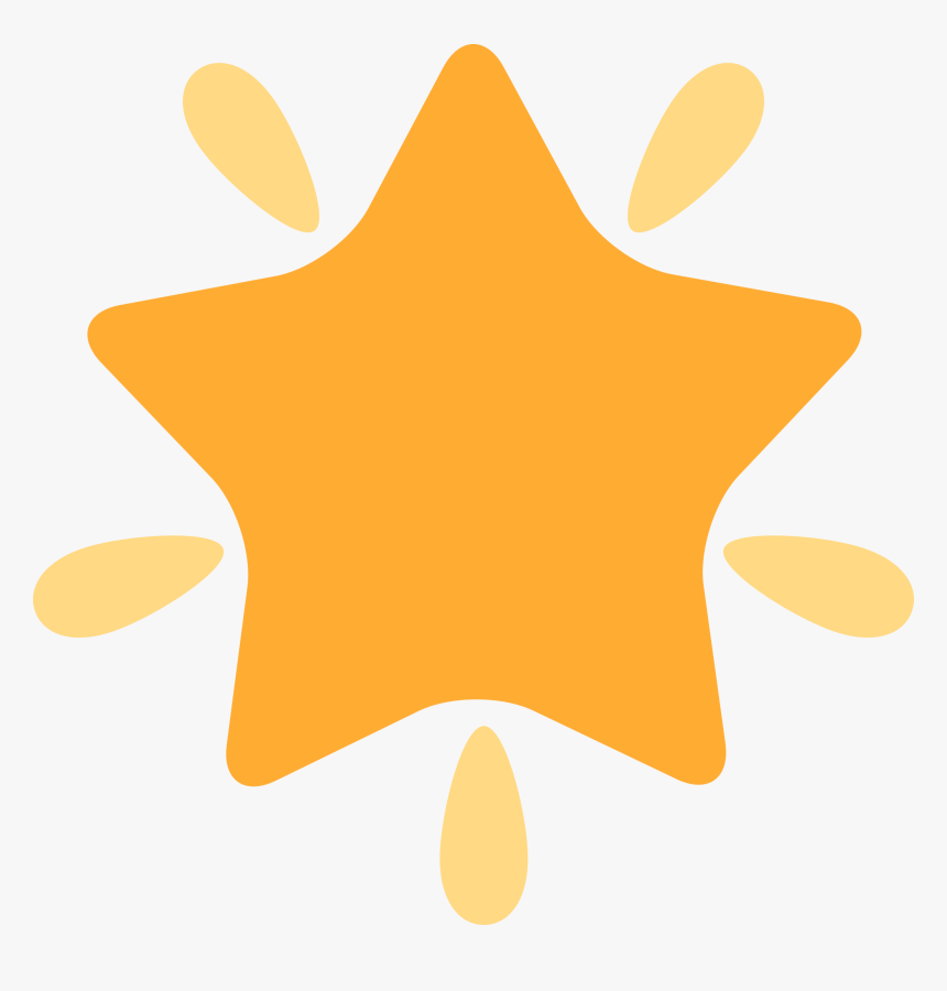 Star Emoji Twitter, HD Png Download