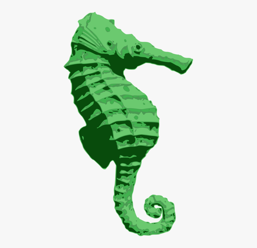 Blue Seahorse Png, Transparent Png