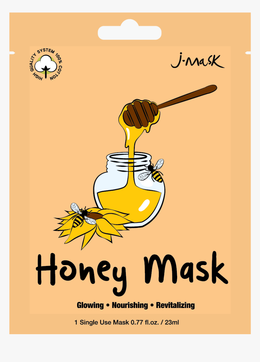 Face Mask - Honey - Illustration, HD Png Download