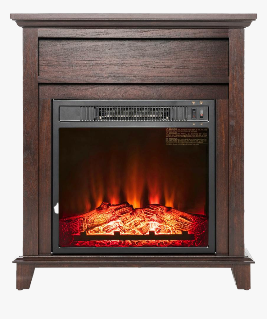 Heater Png Clipart - Free Standing Electric Fireplace Heater, Transparent Png