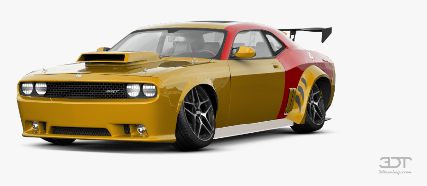 3d Tuning Dodge Challenger Rear, HD Png Download