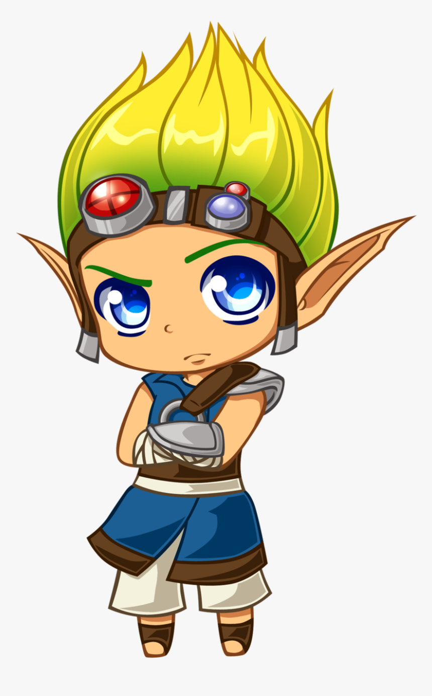 Ouo Wittle Jakie -will Art Challenge, Jak & Daxter, - Chibi Jak And Daxter, HD Png Download
