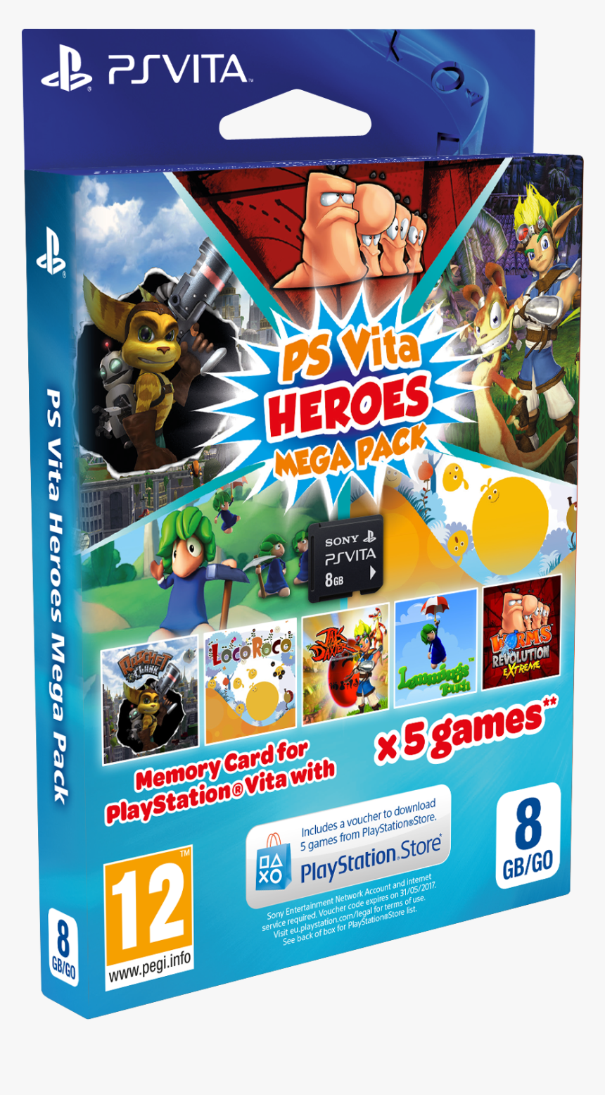 15515882447 15179f1f34 O - Mega Pack Heros Ps Vita, HD Png Download