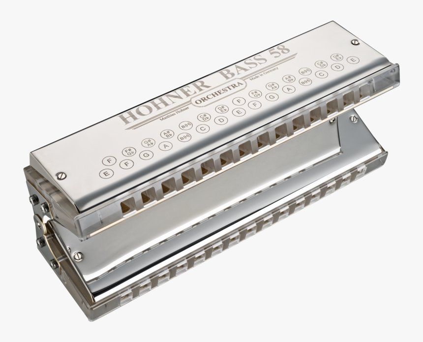 Hohner Orchestral Bass 58 Harmonica - Hohner Bass Harmonica, HD Png Download