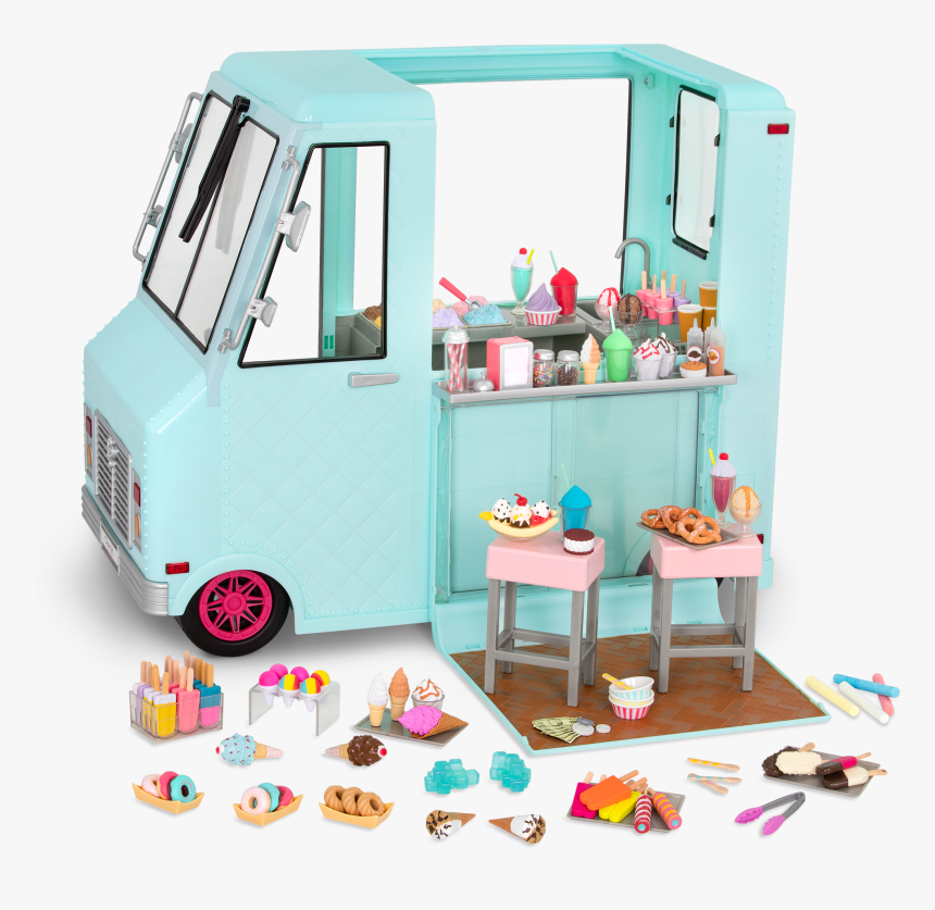 Sweet Stop Ice Cream Truck Blue - Sweet Stop Ice Cream Truck Our Generation, HD Png Download