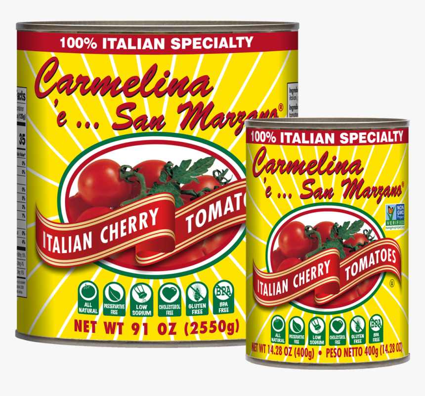 Italian Cherry Tomatoes In Puree - Natural Foods, HD Png Download