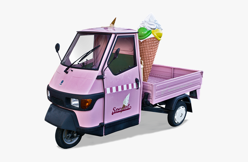 Ice Cream Truck Png, Transparent Png