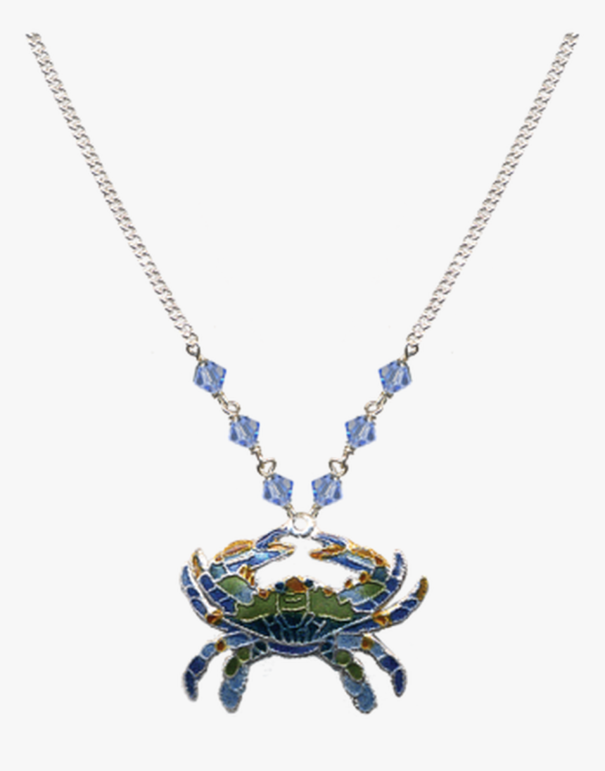 Blue Crab Small Necklace - Pendant, HD Png Download
