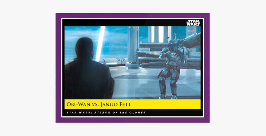 Obi Wan Vs Jango Fett - Luke Skywalker, HD Png Download