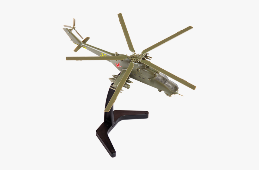 1 144th Zvezda Mil 24 Hind Attack Helicopter, HD Png Download