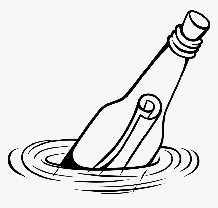 This Iframe Contains The Logic Required To Handle Ajax - Message In A Bottle Vector, HD Png Download