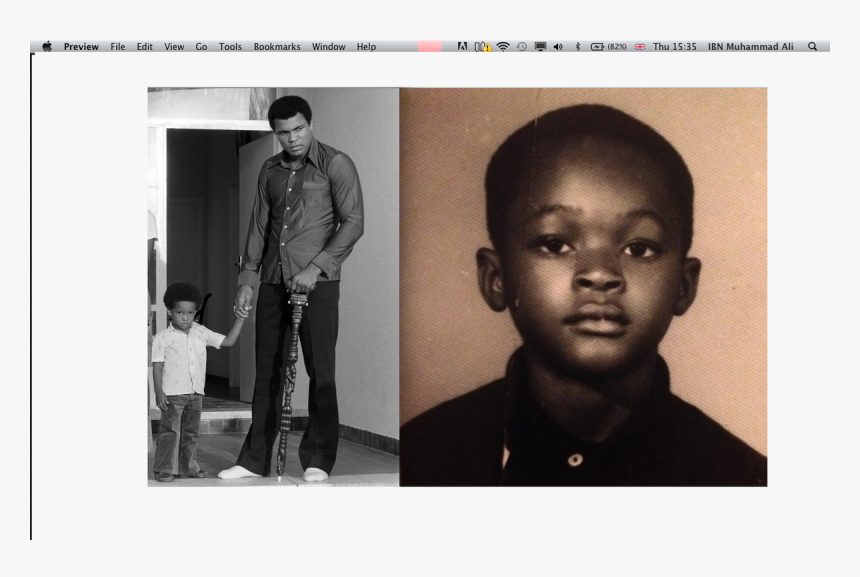 Muhammad Ali And Son, HD Png Download