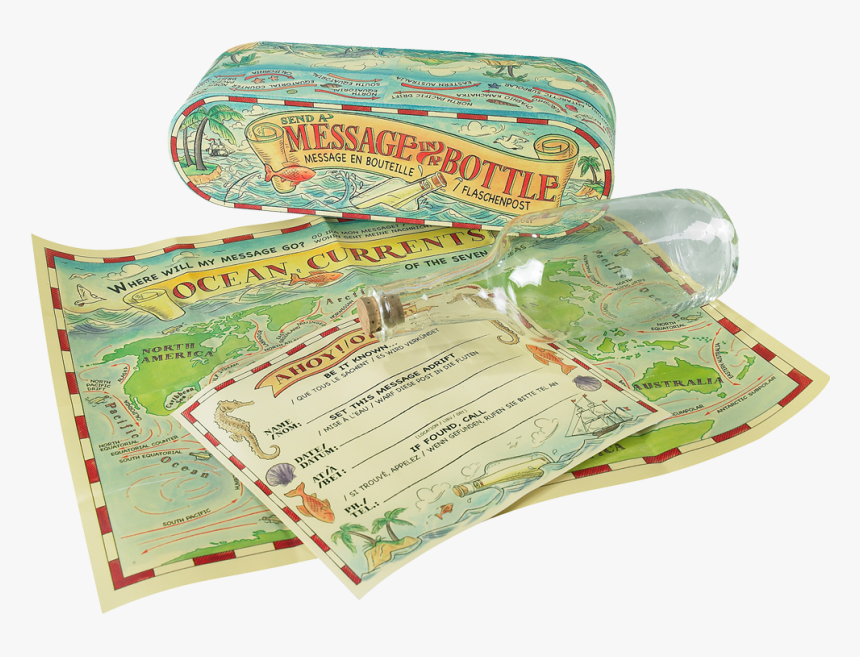 Message In A Bottle By Am Authentic Models - Box, HD Png Download